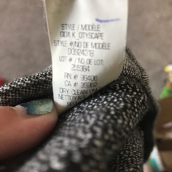 Theory gida k flounce knit grey ruffle skirt - Picture 7 of 8